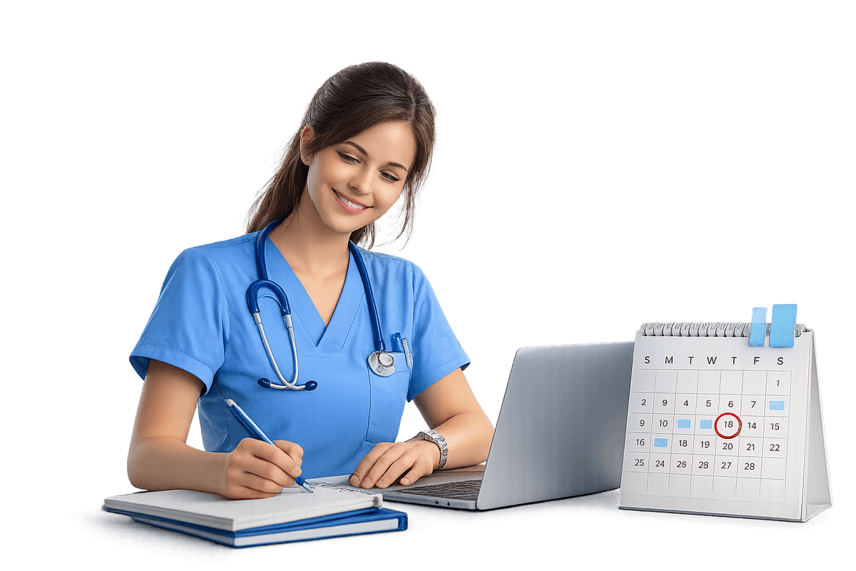 Preview da plataforma Maximize Enfermagem